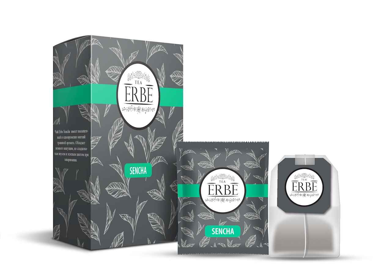 Чай зелений ERBE Sencha 200*1,5 г