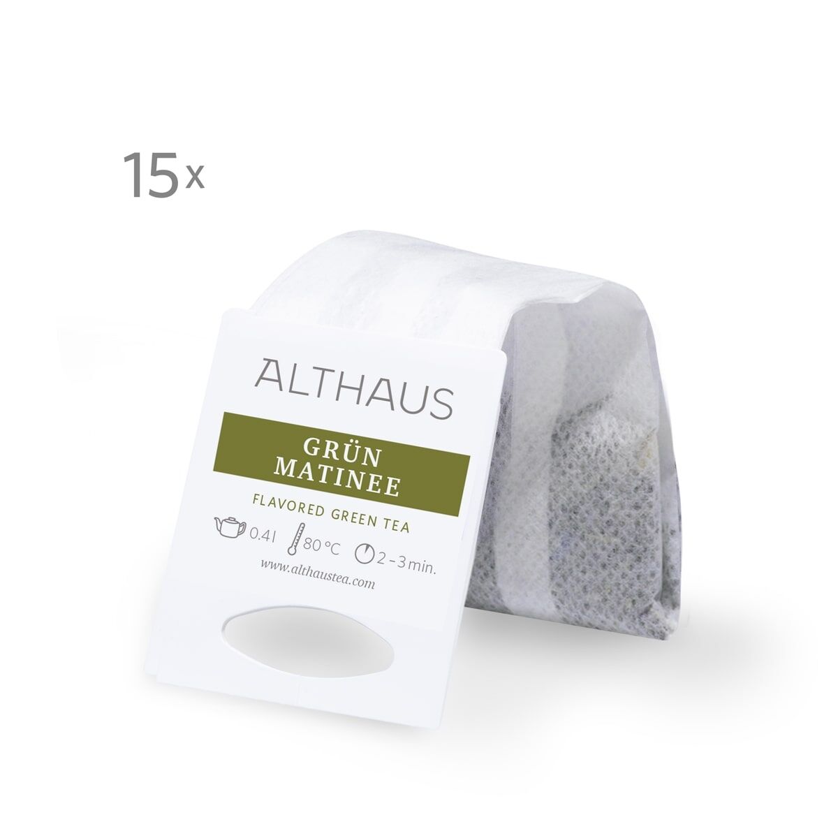 Чай зелений Althaus Grun Matinee 15*4 г