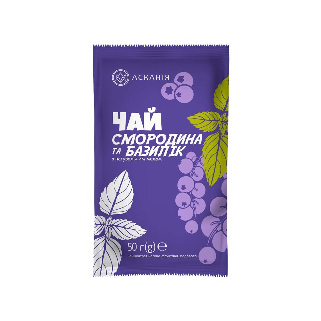 Чай фруктово-медовый «Смородина и базилик» 12 шт