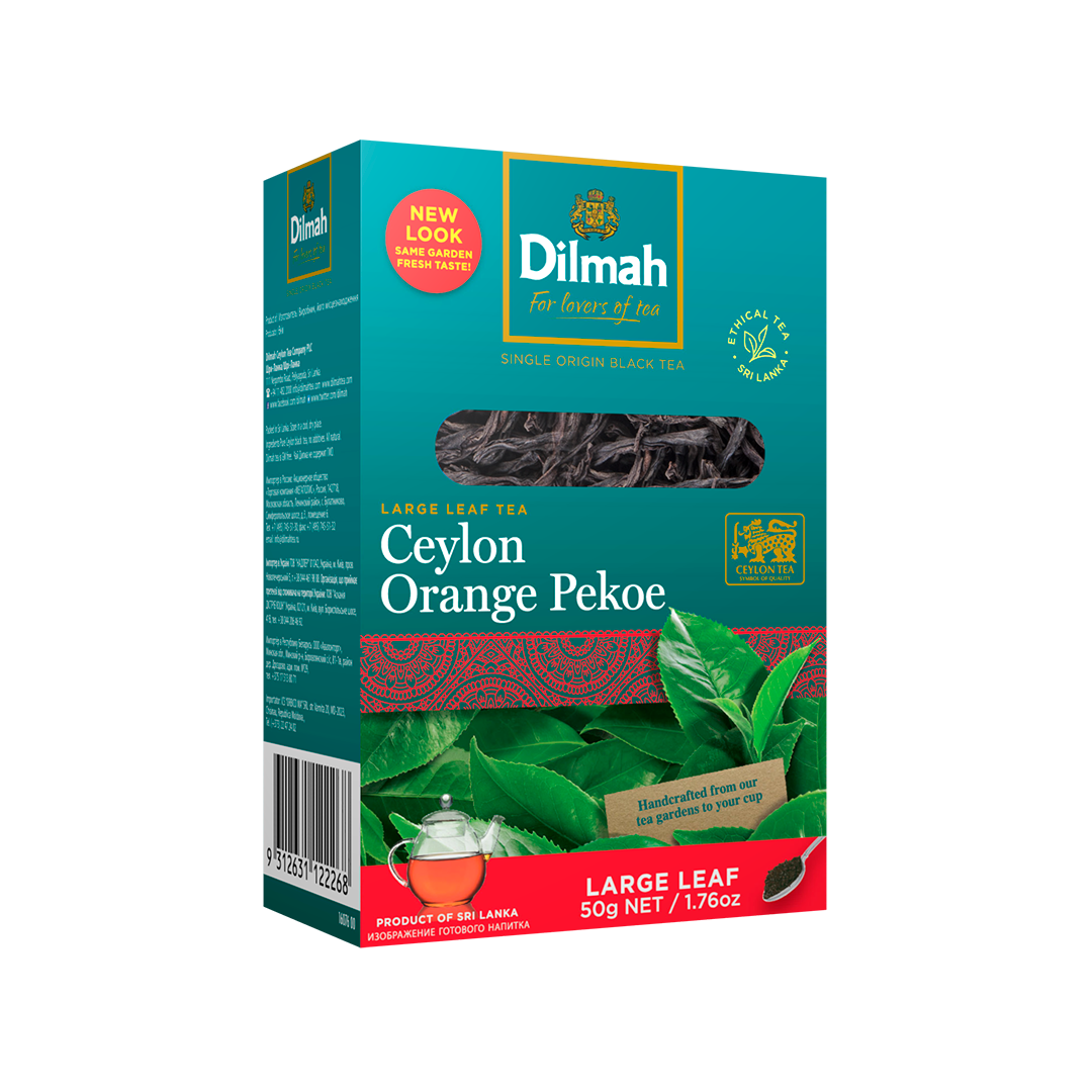 Чай черный Dilmah Крупнолистовой 50г
