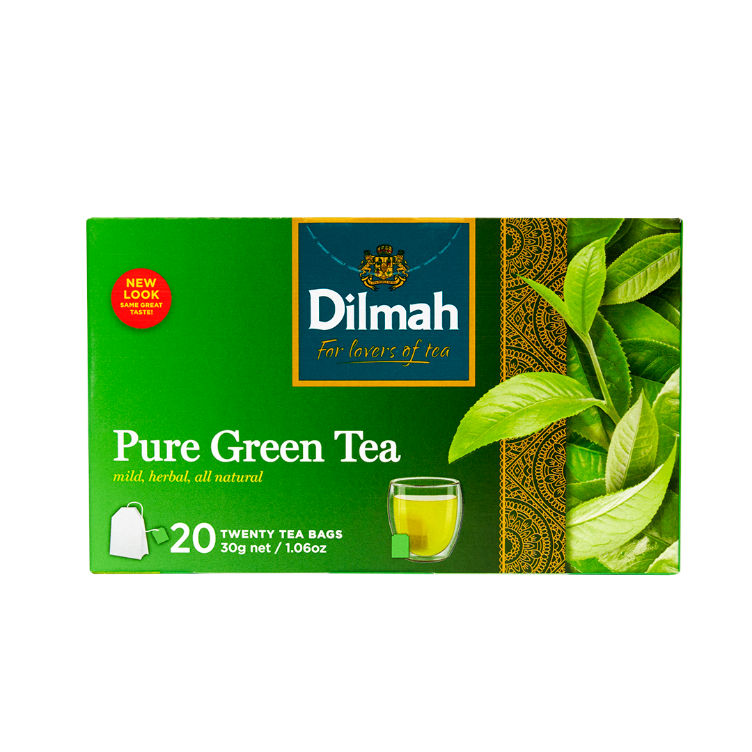 Чай зелений пакетований Dilmah 20x1,5 г