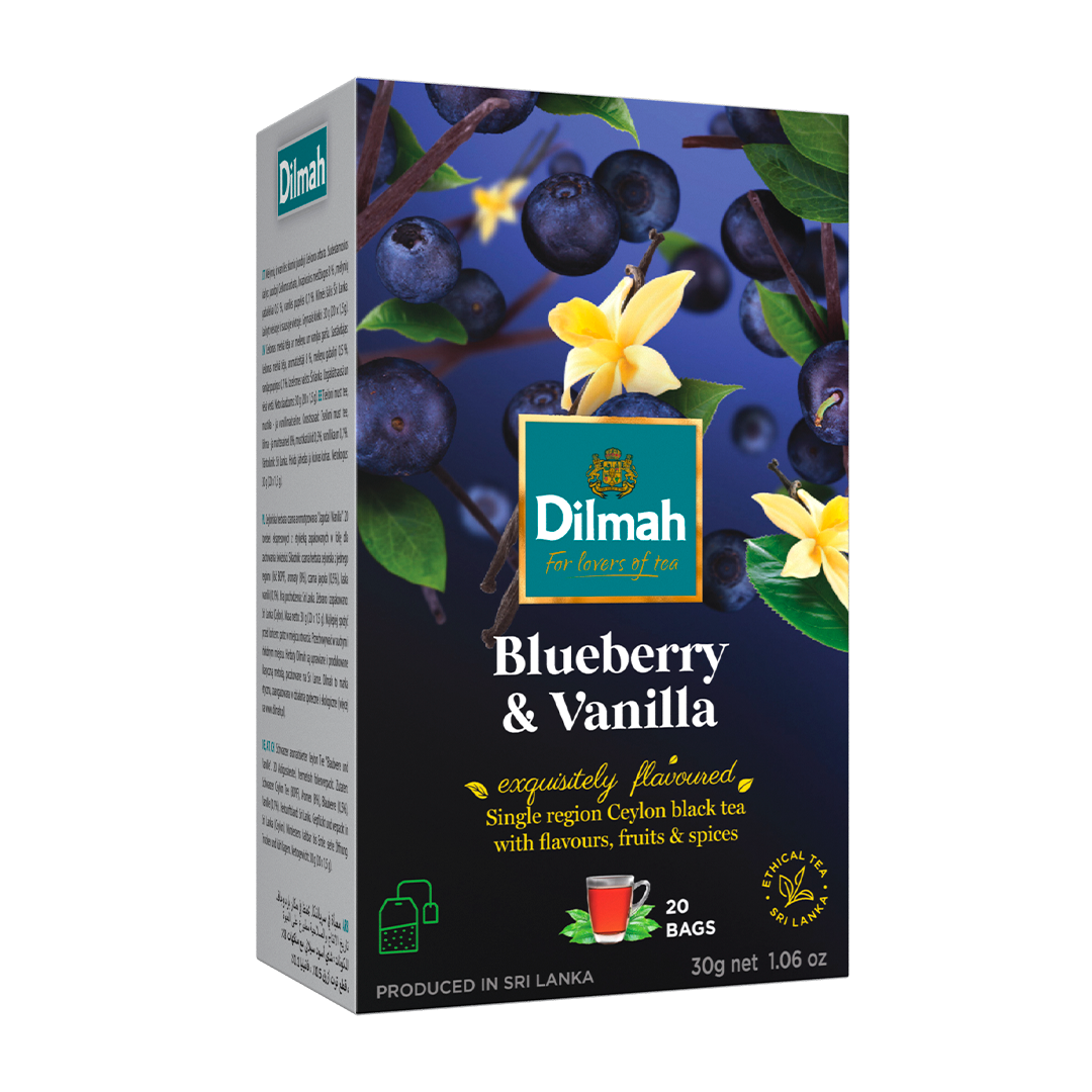 Чай черный Dilmah Fun Tea Голубика и ваниль 20x1,5 г