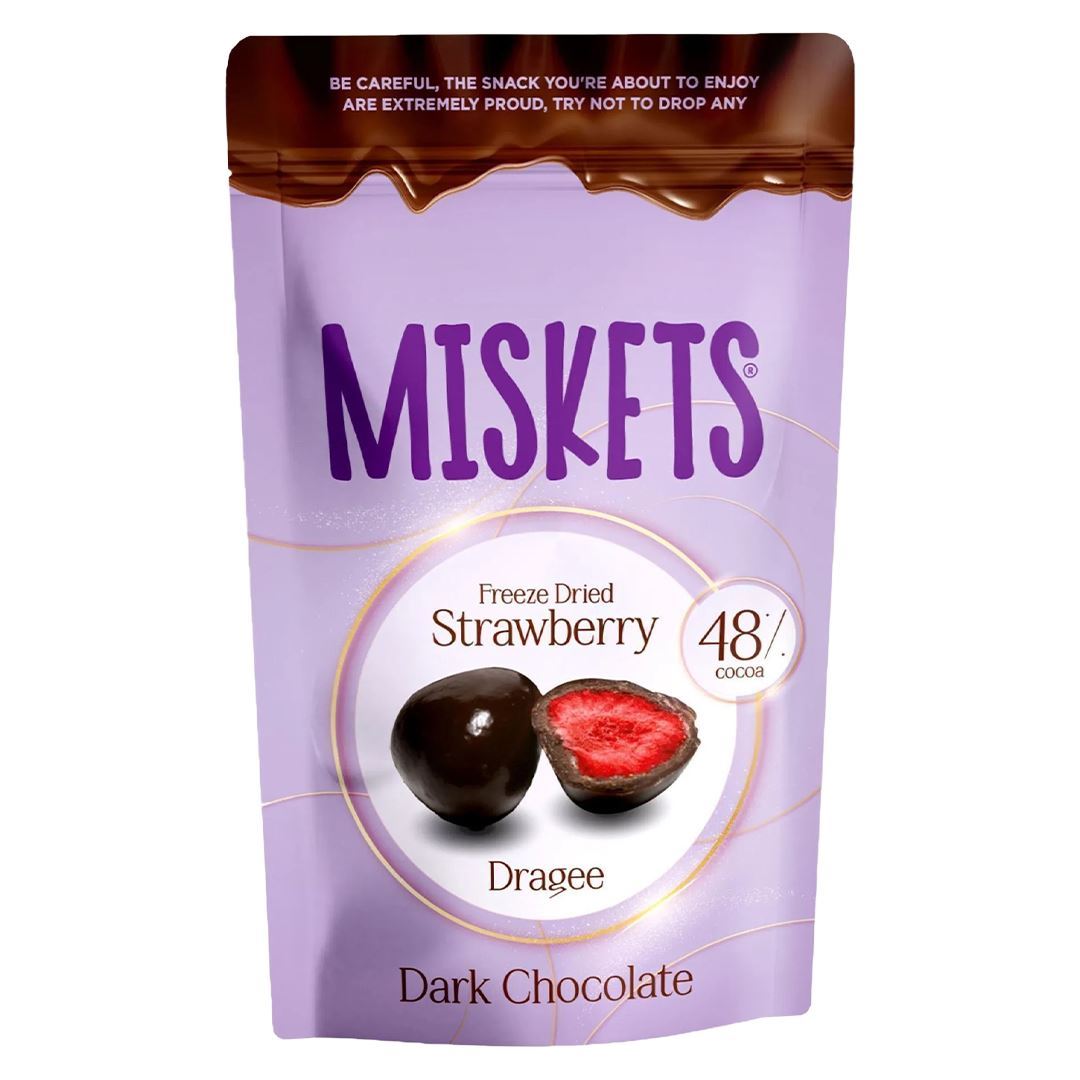 MISKETS Клубника в черном шоколаде 80г