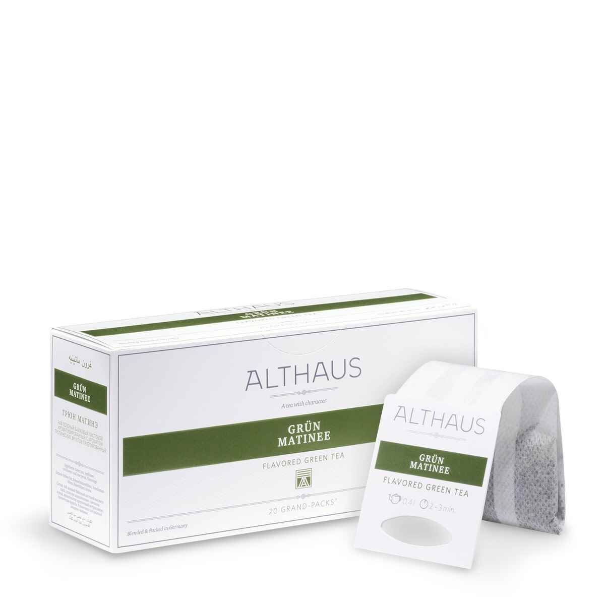 Чай зелений Althaus Grun Matinee 15*4 г