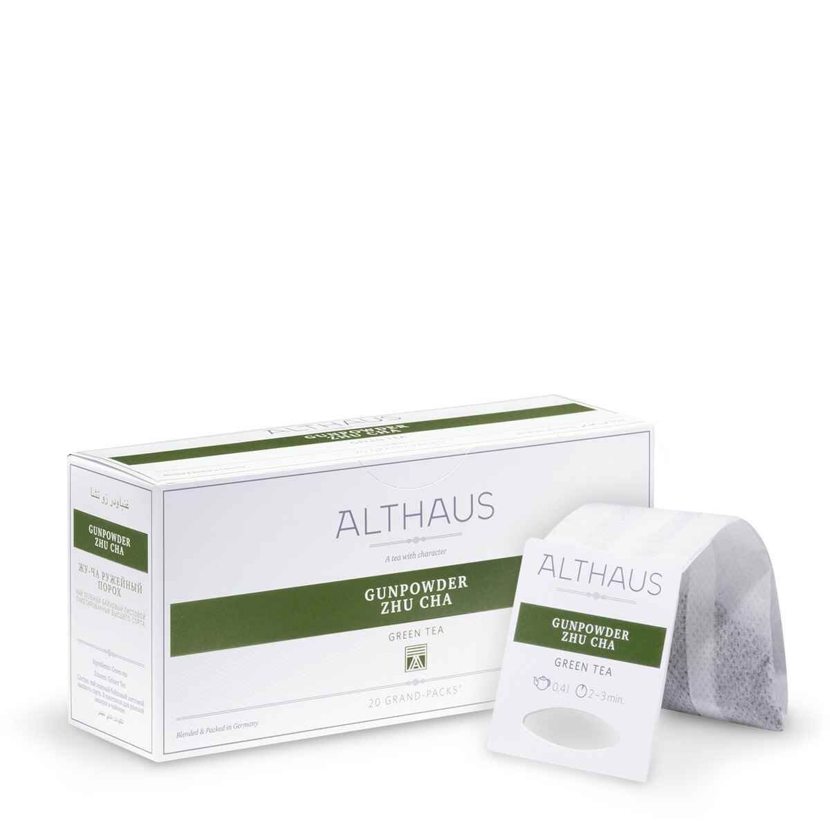 Чай зелений Althaus Gunpowder Zhu Cha