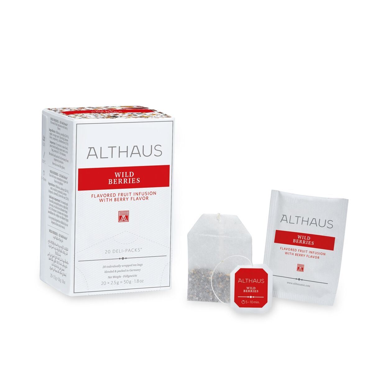 Чай фруктовий Althaus Wild Berries 20*2,5 г