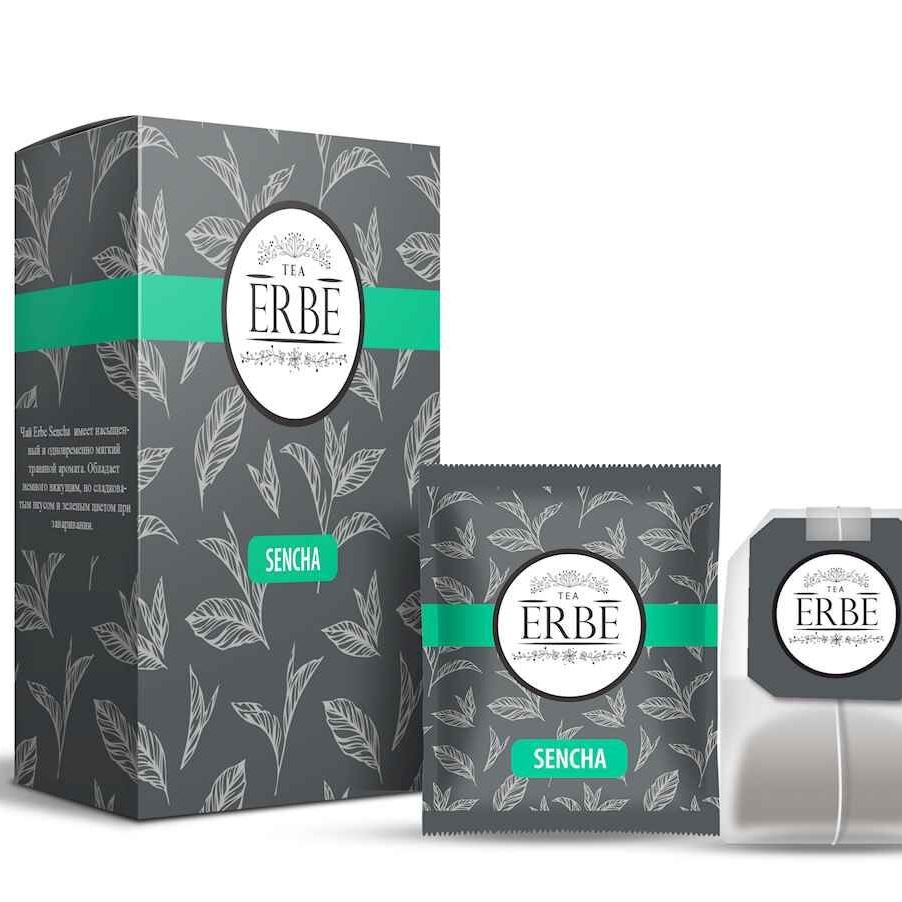 Чай зелений ERBE Sencha 200*1,5 г