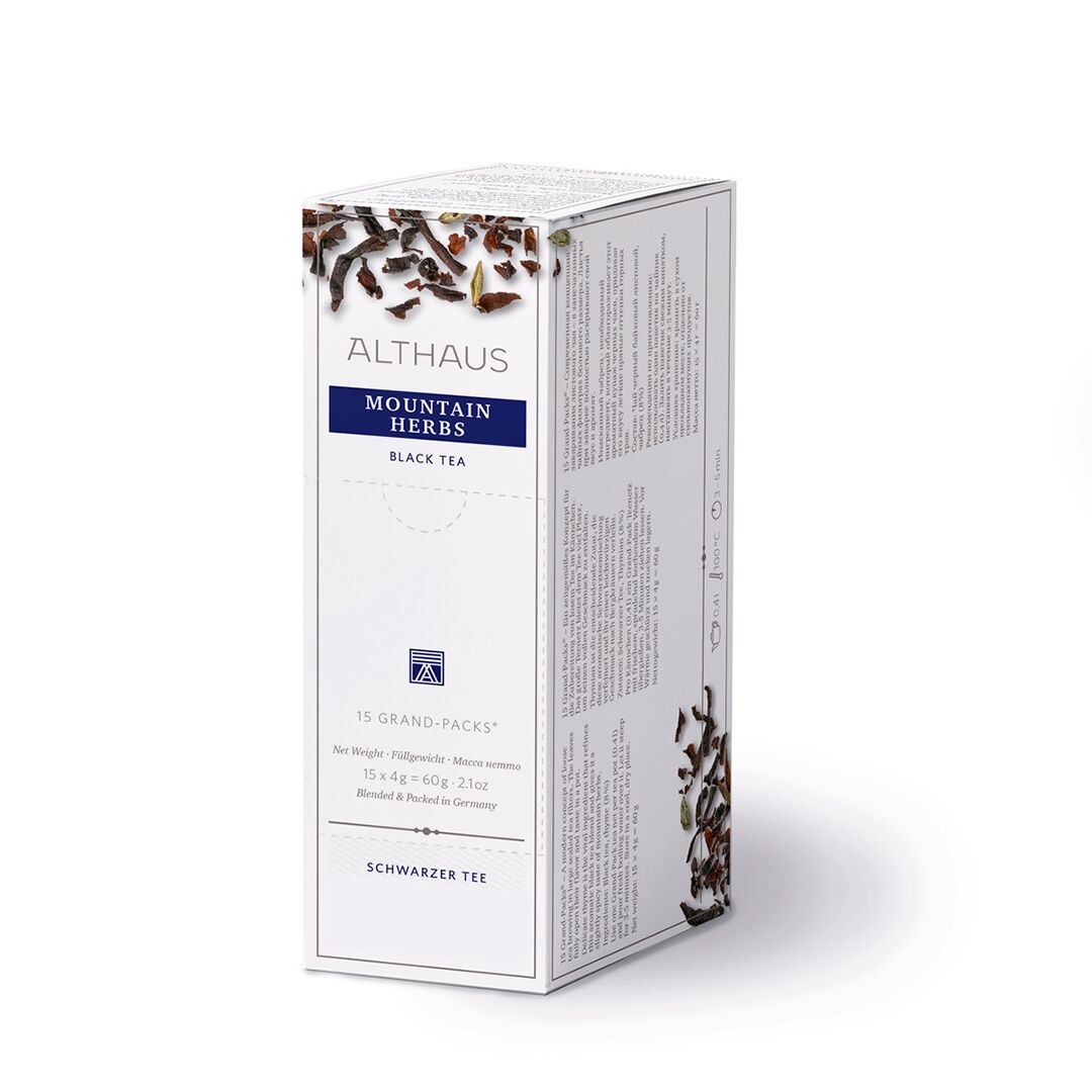 Чай чёрный Althaus Mountain Herbs 15*4 г