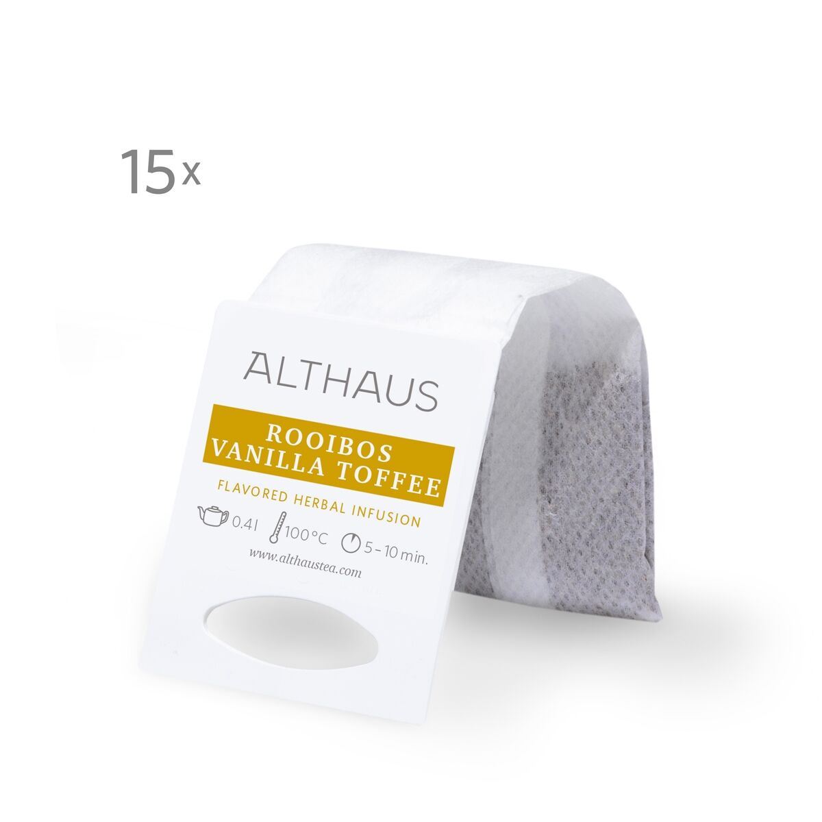 Чай травяной Althaus Rooibos Vanilla Toffee 15*4 г