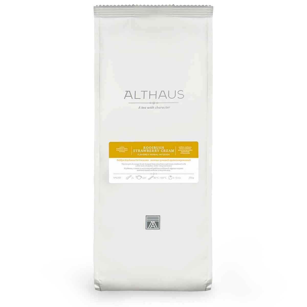 Чай трав'яний Althaus Rooibush Strawberry Cream 250 г