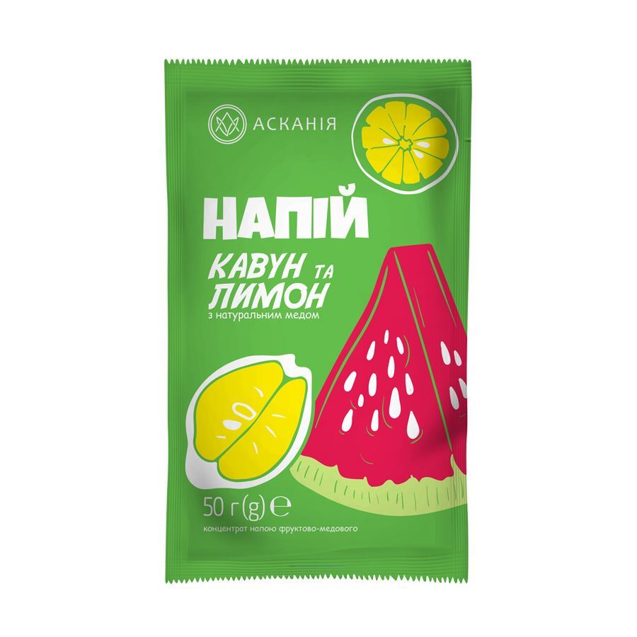 Напій-сашет концентрований "Кавун та лимон" 50г